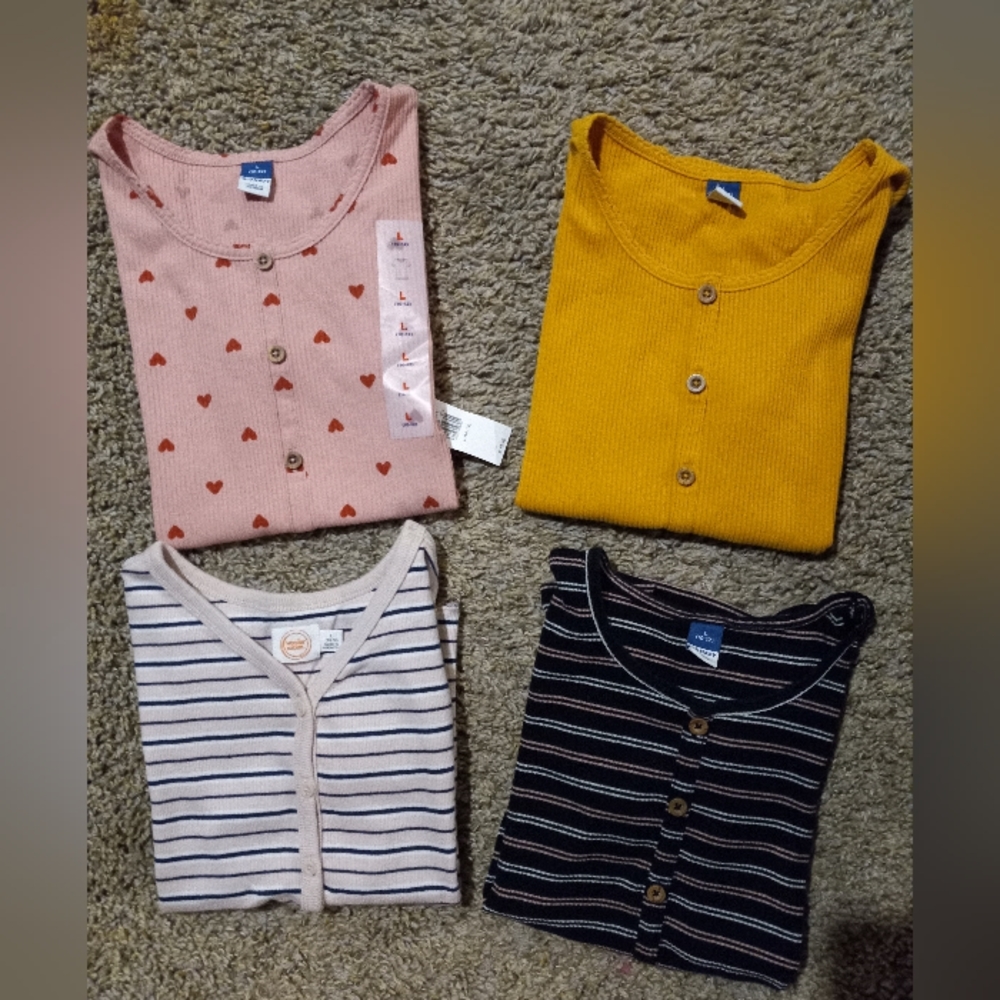 Girls Old Navy Ribbed Tee Bundle